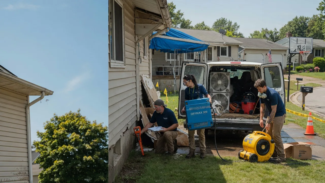 Ceiling Leak Cleanup in Oakville, IN near me