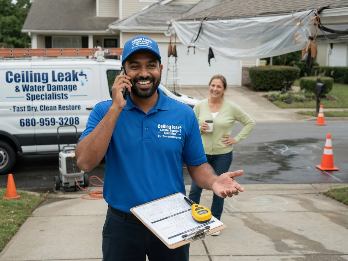 Ceiling Leak Cleanup Oakville, IN FAQs